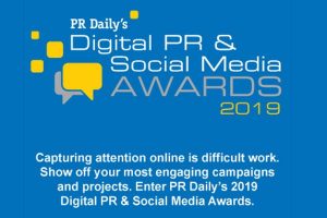 PR Daily’s 2019 Digital PR & Social Media Awards are now open