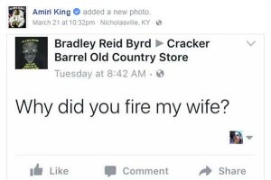 Cracker Barrel stays silent in the wake of #BradsWife backlash