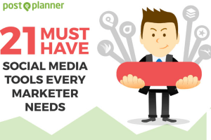 Infographic: 21 social media tools for savvy marketers