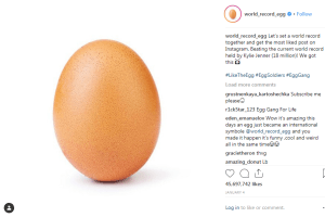 Marketers respond to #WorldRecordEgg with humor and pleas for attention