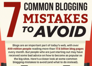 Infographic: 7 common blog errors to avoid