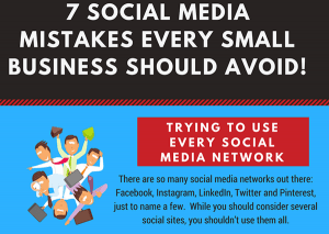 Infographic: Common mistakes to avoid in your social media strategy