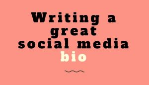 Infographic: Tips for writing a great social media bio