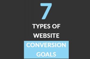 Infographic: 7 conversion goals for your website