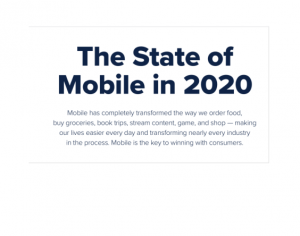 Infographics: State of mobile marketing in 2020
