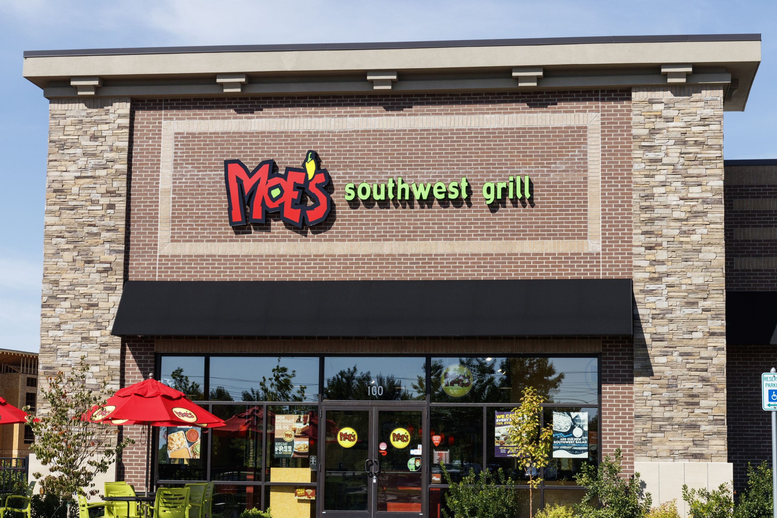 Carmel - Circa August 2019: Moe's Southwest Grill Fast Casual Restaurant. There are more than 600 locations in the US and abroad