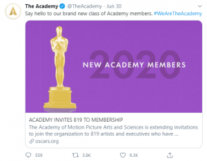 The Academy boasts diversity efforts, Essence chief steps down, and 47% of marketers are creating more emotional content