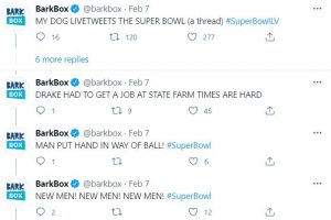 Social media lessons from BarkBox’s campaign for the NFL’s big game