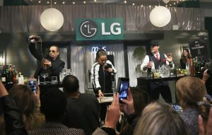 LG’s impressive experience draws crowds and media attention for new product
