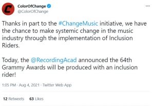 Recording Academy introduces Grammys inclusion rider, newspapers make more money from circulation than ads, and Vrbo responds to elevator tragedy