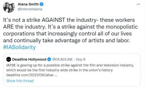 Film and television staff weigh industry strike, Twitter users rely on platform for news, and Activision Blizzard CEO shares update on culture changes