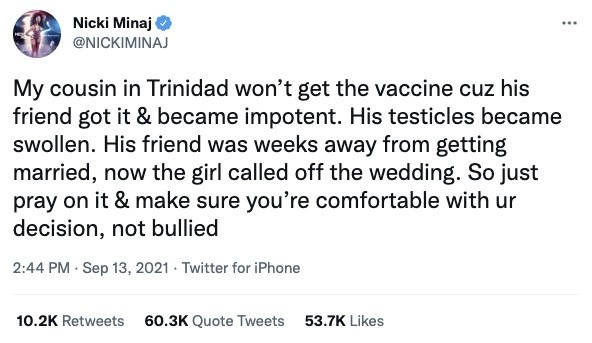 Minaj-tweet-COVID-Disinfo