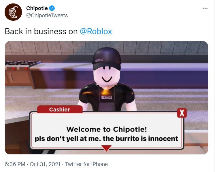 Roblox defends partner Chipotle after server crash, employees facing ...