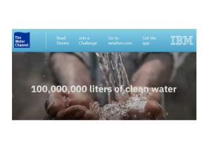 The Weather Channel’s awareness campaign to combat water scarcity earns more than 500 million impressions