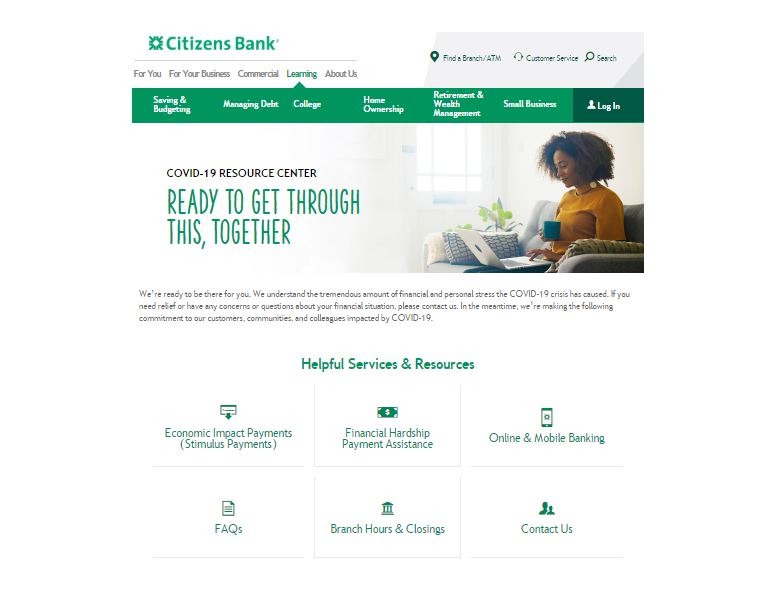 Citizens Bank creates financial resource center, attracting high traffic  numbers and low bounce rates - PR Daily