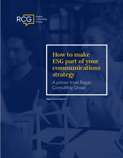 How to make ESG part of your communications strategy