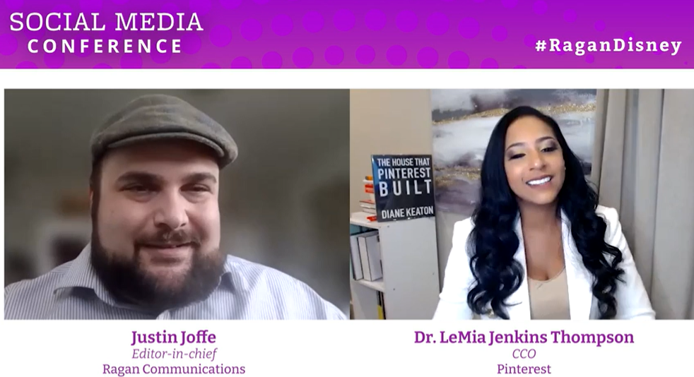 Dr. LeMia Jenkins Thompson of Pinterest chats with Justin Joffe about Pinterest's purpose