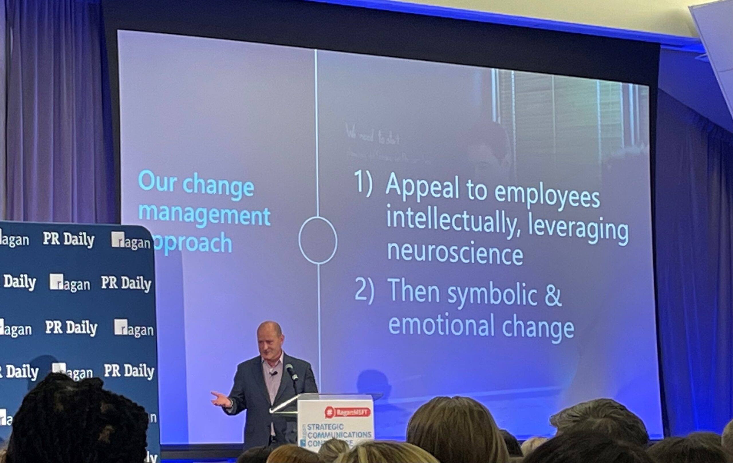 Joe Wittinghill, corporate vice president of talent, learning & insights at Microsoft, took to the stage Wednesday at Ragan and PR Daily’s Strategic Communications Conference