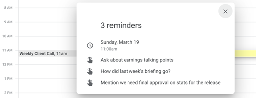 Google Reminders