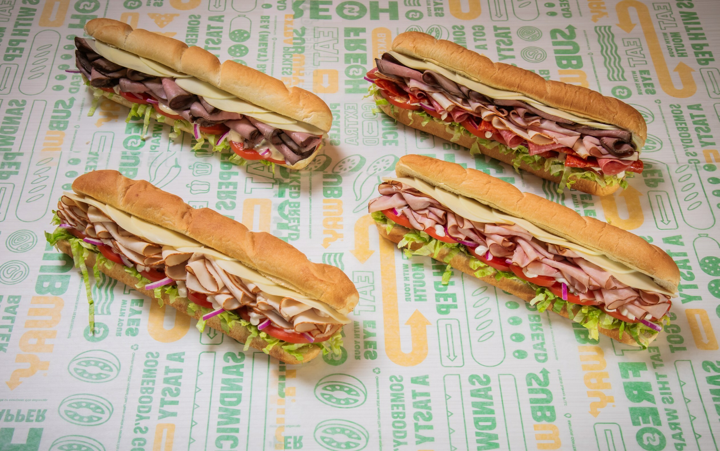 Subway’s new Deli Heroes line-up, featuring freshly sliced meats. Subway has a new Name Change campaign that encourages people to enter for a chance to win free subs for life if they change their name.