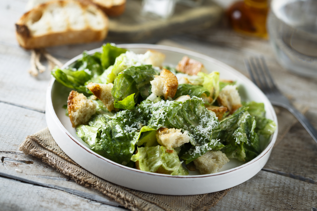 Traditional Caesar salad. Panera jumped on the popular TikTok trend of the Roman Empire.